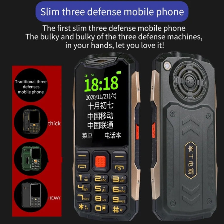 K1+ 4G Elder Rugged Phone, 2.6 inch, 1500mAh Battery, LED Flashlight, Network: 4G, Dual SIM, SOS, Plug:UK Plug(Red)