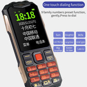 K1+ 4G Elder Rugged Phone, 2.6 inch, 1500mAh Battery, LED Flashlight, Network: 4G, Dual SIM, SOS, Plug:UK Plug(Orange)