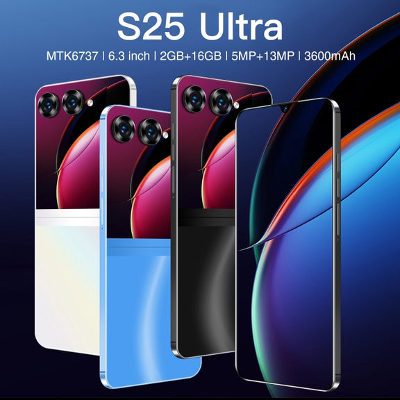 SDT90 / S25 Ultra, 2GB+16GB, 6.3 inch Screen, Face Identification, Android 10.0 MTK6737 Quad Core, Network: 4G, Dual SIM(Black)