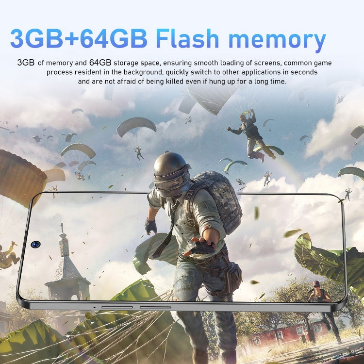U32 / C20 Pro 5G, 3GB+64GB, 6.6 inch Screen, Face Identification, Android 10.0 MTK6737 Quad Core, Network: 4G, OTG, Dual SIM(Black)
