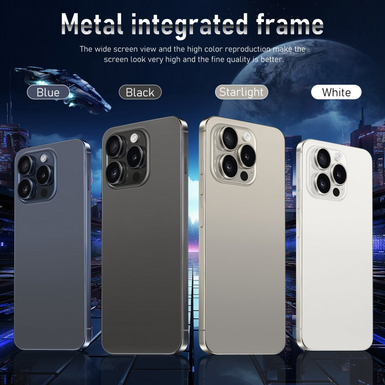 VD1 / i15 Pro Max, 3GB+64GB, 6.8 inch Screen, Face Identification, Android 10.0 MTK6753 Octa Core, Network: 4G, Dual SIM(White)
