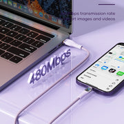 ROCK G20 1.5m 100W 3 in 1 USB-C / Type-C Fast Charging Data Cable(Black)