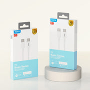 ROCK P8 Prime Series 1m USB-C / Type-C Fast Charging Data Cable, Interface:PD27W 8 Pin(White)