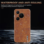 For Huawei Pura 70 AZNS Electroplated Frame Crocodile Texture Full Coverage Phone Case(Black)
