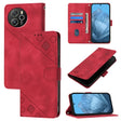 For Blackview Shark 8 Skin Feel Embossed Leather Phone Case(Red) - More Brand by PMC TechLife | Online Shopping South Africa | PMC TechLife | Buy Now Pay Later Mobicred
