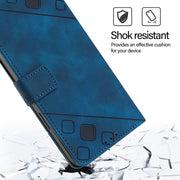 For Ulefone Note 14 Skin Feel Embossed Leather Phone Case(Blue)