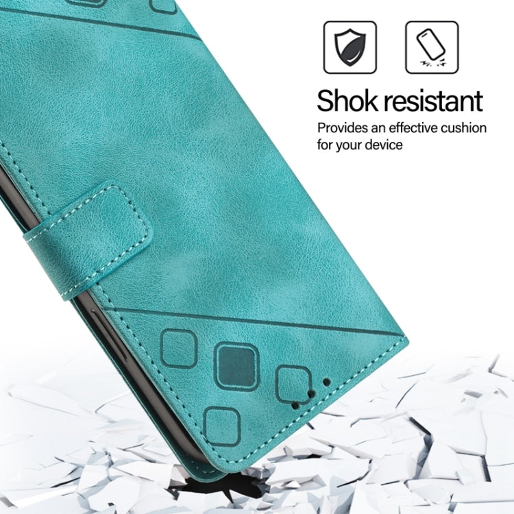 For Ulefone Note 14 Skin Feel Embossed Leather Phone Case(Green)