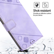 For Ulefone Note 14 Skin Feel Embossed Leather Phone Case(Light Purple)