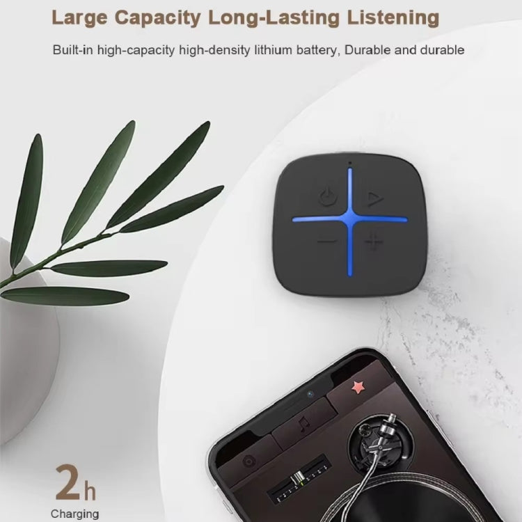 Hileo MZ513 Suction Cup Type Water-resistant Wireless Stereo Speaker