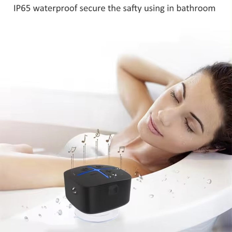 Hileo MZ513 Suction Cup Type Water-resistant Wireless Stereo Speaker