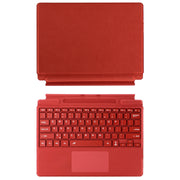 For Microsoft Surface Pro 10 / Pro 9 2089D Backlight Wireless Bluetooth Keyboard Leather Case with Touchpad(Wine Red)