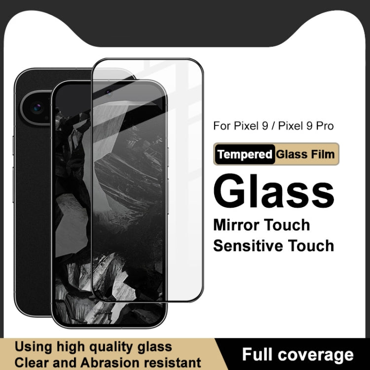 For Google Pixel 9 / Pixel 9 Pro imak 9H Pro+ Series Surface Hardness Full Screen Tempered Glass Film