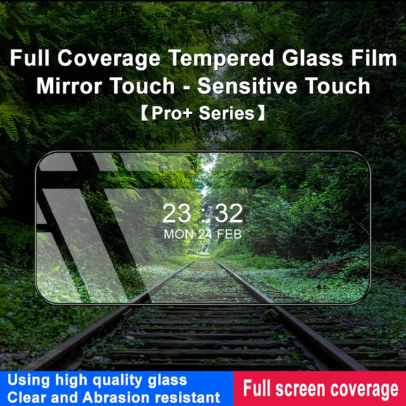For Google Pixel 9 / Pixel 9 Pro imak 9H Pro+ Series Surface Hardness Full Screen Tempered Glass Film