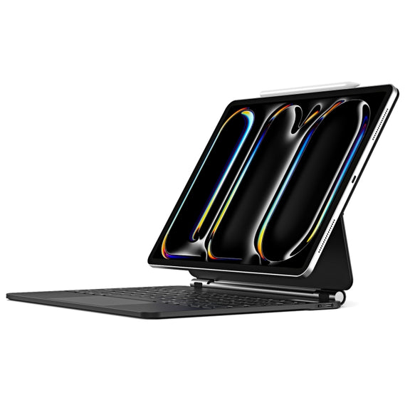DUX DUCIS MK Series Floating Magnetic Keyboard Tablet Leather Case For iPad Pro 13 2024(Black)
