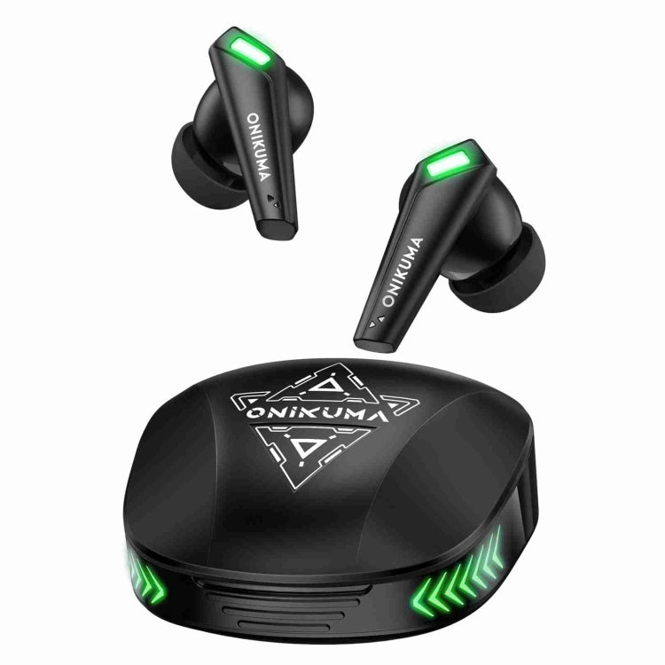 ONIKUMA T308 TWS Wireless Bluetooth 5.3 Earphone with Mic(Black)