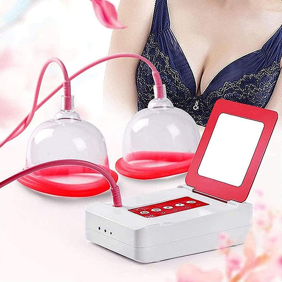 Portable USB Charging Chest Electric Massage Instrument, Style:Ordinary Paragraph(C Cup)
