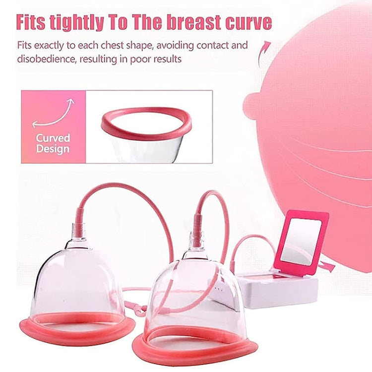 Portable USB Charging Chest Electric Massage Instrument, Style:Ordinary Paragraph(A Cup)