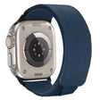 For Apple Watch Ultra 2 49mm Loop Woven Nylon Watch Band(Dark Blue) - Watch Bands by PMC TechLife | Online Shopping South Africa | PMC TechLife | Buy Now Pay Later Mobicred
