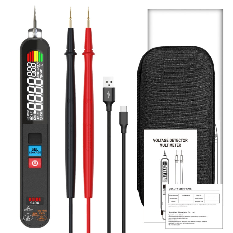 BSIDE S40X Voltage Leakage Detection Digital Multimeter