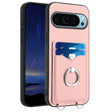 For Google Pixel 9 / 9 Pro R20 Ring Card Holder Phone Case(Pink) - Google Cases by PMC TechLife | Online Shopping South Africa | PMC TechLife | Buy Now Pay Later Mobicred