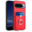 For Google Pixel 9 Pro XL R20 Ring Card Holder Phone Case(Red) - Google Cases by PMC TechLife | Online Shopping South Africa | PMC TechLife | Buy Now Pay Later Mobicred