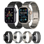 For Apple Watch Series 9 41mm Titanium Metal Watch Band(Silver)