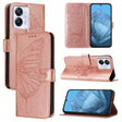 For Blackview Color 8 Embossed Butterfly Leather Phone Case(Rose Gold) - More Brand by PMC TechLife | Online Shopping South Africa | PMC TechLife | Buy Now Pay Later Mobicred