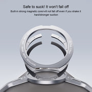 For iPhone 16 Pro Aluminum Alloy Frameless 360-Degree Rotating Phone Case(Grey)