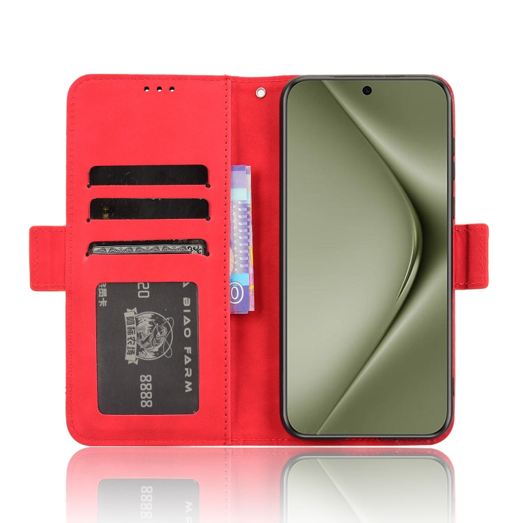 For Huawei Pura 70 Pro / 70 Pro+ Skin Feel Calf Texture Card Slots Leather Phone Case(Red)