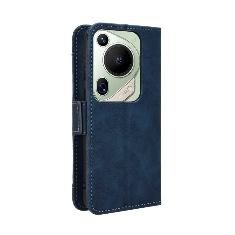 For Huawei Pura 70 Pro / 70 Pro+ Skin Feel Calf Texture Card Slots Leather Phone Case(Blue)