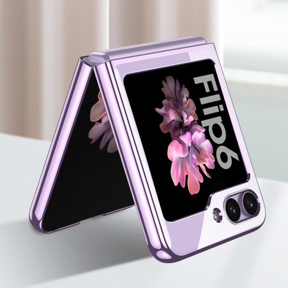 For Samsung Galaxy Z Flip6 / Flip7 FE GKK Electroplating Full Coverage Phone Case(Black)