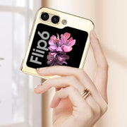 For Samsung Galaxy Z Flip6 / Flip7 FE GKK Electroplating Full Coverage Phone Case(Black)