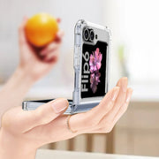 For Samsung Galaxy Z Flip6 GKK Airbag Full Coverage Phone Case(Transparent)