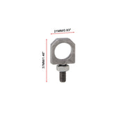 Turbo Variable Flow Actuator Eye Bolt Nut VGT Rod End Link (Silver)