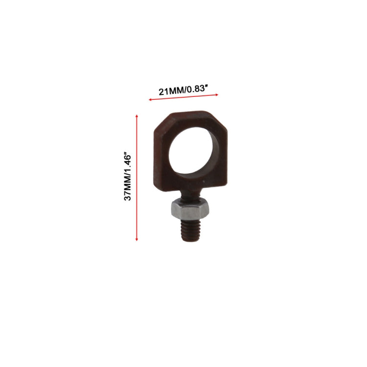 Turbo Variable Flow Actuator Eye Bolt Nut VGT Rod End Link(Black)