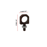 Turbo Variable Flow Actuator Eye Bolt Nut VGT Rod End Link(Black)