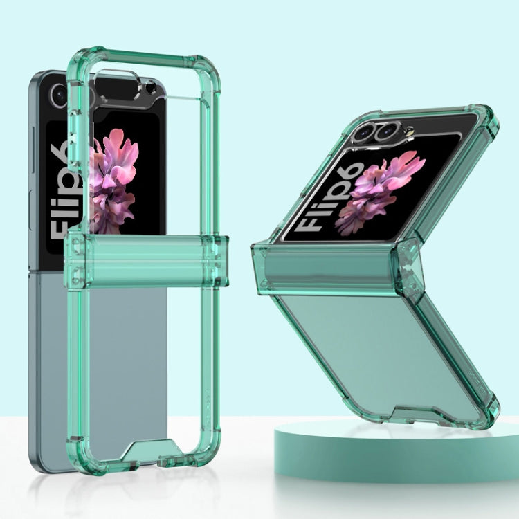 For Samsung Galaxy Z Flip6 / Flip7 FE GKK Airbag Hinge Full Coverage Phone Case(Green)