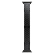 For Apple Watch SE 2023 44mm Modified Oak AP Titanium Alloy Watch Band(Black)