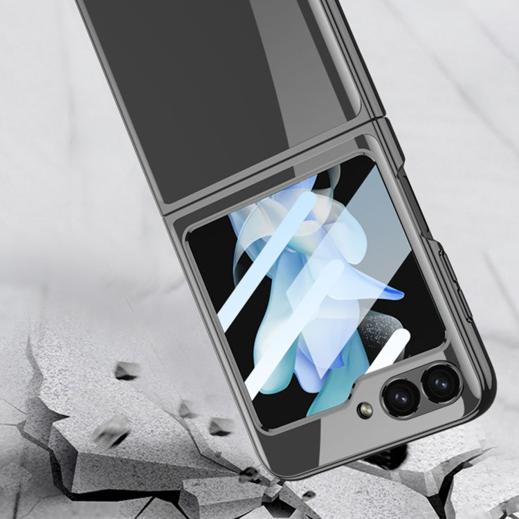 For Samsung Galaxy Z Flip6 / Flip7 FE GKK Integrated Electroplating Full Coverage Phone Case(Black)