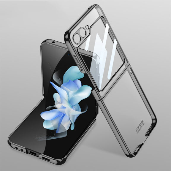 For Samsung Galaxy Z Flip6 / Flip7 FE GKK Integrated Electroplating Full Coverage Phone Case(Black)