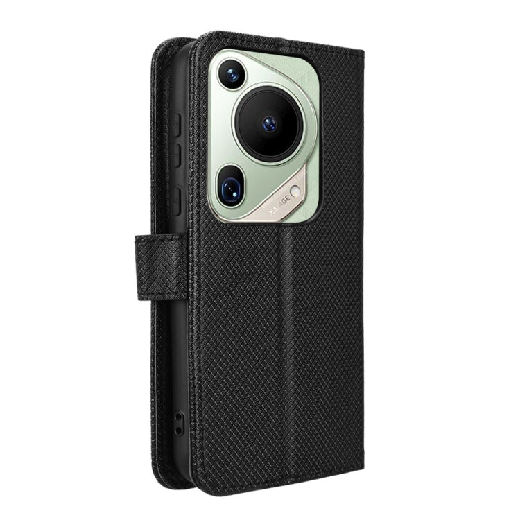 For Huawei Pura 70 Pro / 70 Pro+ Diamond Texture Leather Phone Case(Black)