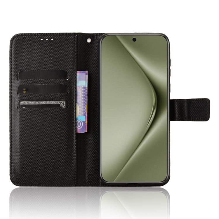For Huawei Pura 70 Pro / 70 Pro+ Diamond Texture Leather Phone Case(Black)