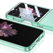 For Samsung Galaxy Z Flip6 GKK Integrated Ultra-thin Large Window PC Phone Case(Purple)