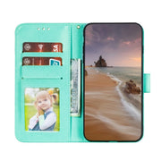 For Google Pixel 9 Lace Flower Embossing Flip Leather Phone Case(Green)