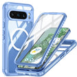 For Google Pixel 9 / 9 Pro RedPepper Transparent IP54 Life Waterproof Phone Case(Blue) - Google Cases by RedPepper | Online Shopping South Africa | PMC TechLife | Buy Now Pay Later Mobicred