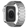 For Apple Watch Series 8 45mm Oval Butterfly Buckle Titanium Alloy Watch Band(Silver) - free shipping - PMC TechLife - Order now!