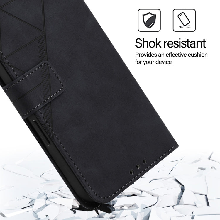 For Ulefone Note 14 Crossbody 3D Embossed Flip Leather Phone Case(Black)