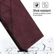 For Ulefone Note 14 Crossbody 3D Embossed Flip Leather Phone Case(Wine Red)