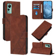 For Ulefone Note 14 Crossbody 3D Embossed Flip Leather Phone Case(Brown) - Ulefone Cases by PMC Jewellery | Online Shopping South Africa | PMC Jewellery | Buy Now Pay Later Mobicred