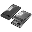 For Google Pixel 7a Snap Buckle Metal Frame Frosted Phone Case(Black) - Google Cases by PMC TechLife | Online Shopping South Africa | PMC TechLife | Buy Now Pay Later Mobicred